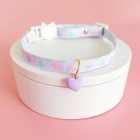 Sweet Polyester Cartoon Star Heart Shape Pet Collar sku image 8