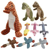 Cute Plush Cartoon Dinosaur Hippopotamus Pet Toys main image 1