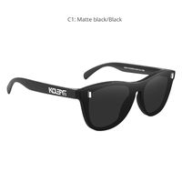 Casual Color Block Tac Round Frame Full Frame Men's Sunglasses sku image 1