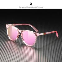 Casual Solid Color Tac Round Frame Full Frame Sports Sunglasses sku image 6