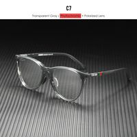 Casual Solid Color Tac Round Frame Full Frame Sports Sunglasses sku image 7
