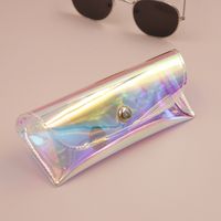 Casual Colorful Pvc Unisex Glasses Pouch sku image 1