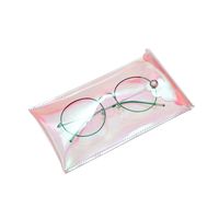 Casual Solid Color Pvc Unisex Glasses Pouch main image 3