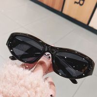 Casual Hip-hop Geometric Ac Cat Eye Full Frame Women's Sunglasses sku image 1