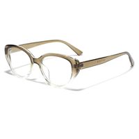 Hip-hop Streetwear Geometric Ac Cat Eye Full Frame Optical Glasses main image 4