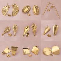 10 PCS/Package Metal Solid Color Ear Stud Accessories IG Style Simple Style main image 1