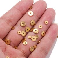 50 PCS/Package Stainless Steel Round Solid Color Beads main image 4
