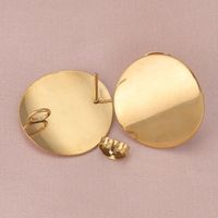 10 PCS/Package Metal Solid Color Ear Stud Accessories IG Style Simple Style main image 4