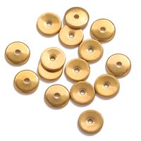 50 PCS/Package Stainless Steel Round Solid Color Beads main image 3