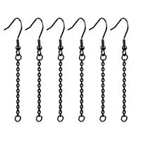 20 PCS/Package Stainless Steel Solid Color Hook Earring Findings Simple Style sku image 3