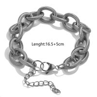 Punk Simple Style Geometric Stainless Steel Plating Bracelets Necklace main image 2