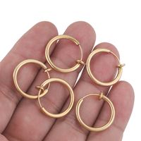 10 PCS/Package Stainless Steel Geometric Ear Clip-Accessories Simple Style main image 6