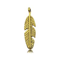 1 Pièce Style Simple La Plume Alliage Placage Pendentif Bijoux Accessoires sku image 4