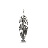 1 Piece Simple Style Feather Alloy Plating Pendant Jewelry Accessories sku image 2
