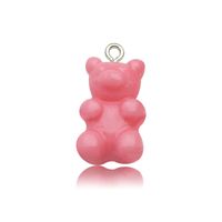 1 Piece Cartoon Style Cute Bear Alloy Resin Plating Pendant Jewelry Accessories sku image 9