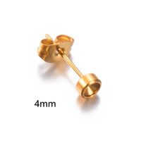 20 PCS/Package Stainless Steel Solid Color Ear Stud Accessories Simple Style sku image 9