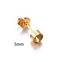 20 PCS/Package Stainless Steel Solid Color Ear Stud Accessories Simple Style sku image 10
