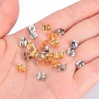 500 Pieces Per Pack Stainless Steel Solid Color Earplug Simple Style main image 3