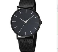 Vente Chaude Hommes De Mode Simple Logo-livraison Montre Mesh Quartz Étudiant Montre-bracelet sku image 15