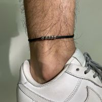 Simple Style Feather Stainless Steel Men's Anklet main image 5