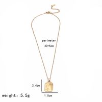 Stainless Steel Simple Style Plating Human Face Pendant Necklace main image 2