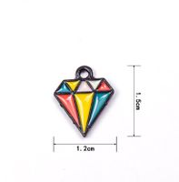 10 Pièces/paquet Style Simple Diamants Alliage Émail Bijoux Accessoires sku image 2