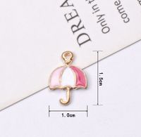 10 Pcs/package Simple Style Umbrella Alloy Enamel Jewelry Accessories sku image 3