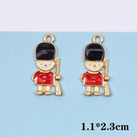 10 Pcs/package Simple Style Soldier Alloy Enamel Jewelry Accessories main image 2