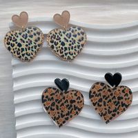 1 Pair Elegant Romantic Heart Shape Arylic Drop Earrings main image 5