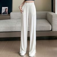 Women's Casual Daily Simple Style Classic Style Solid Color Full Length Straight Pants main image 4
