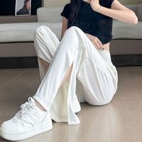 Women's Casual Daily Simple Style Classic Style Solid Color Full Length Straight Pants main image 3