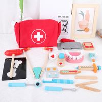 First-aid Kit Color Block Wood Toys main image 1