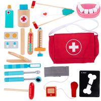 First-aid Kit Color Block Wood Toys main image 2