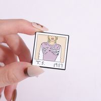 Funny Cartoon Letter Alloy Plating Unisex Brooches main image 2