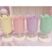 Color Block Pvc Learning School Cartoon Style Simple Style Pen Holder main image 1