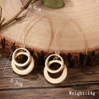 1 Pair Exaggerated Simple Style Circle Plating Alloy Copper Silver Plated Drop Earrings sku image 7