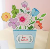 Mother's Day Pastoral Flower Paper Casual Daily Party Card sku image 2