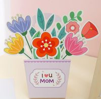 Mother's Day Pastoral Flower Paper Casual Daily Party Card main image 2