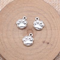 1 Piece Cute Paw Print Alloy Pendant Jewelry Accessories main image 1
