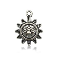 1 Piece Simple Style Sun Star Moon Alloy Plating Pendant Jewelry Accessories sku image 8