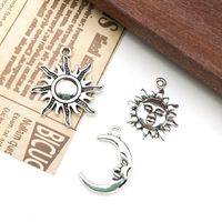 1 Piece Simple Style Sun Star Moon Alloy Plating Pendant Jewelry Accessories main image 2