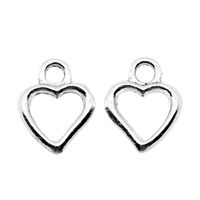 1 Piece Simple Style Heart Shape Alloy Plating Pendant Jewelry Accessories main image 4