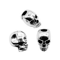 1 Piece Hip-hop Retro Skull Alloy Plating Beads Jewelry Accessories main image 3