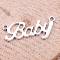 1 Piece Alloy Letter Connector Simple Style sku image 1