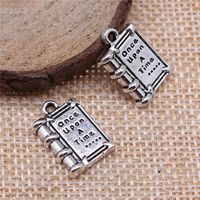 1 Piece Retro Book Letter Alloy Plating Pendant Jewelry Accessories main image 1
