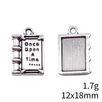 1 Piece Retro Book Letter Alloy Plating Pendant Jewelry Accessories main image 2