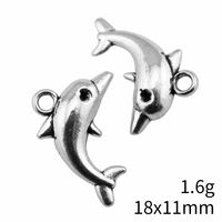 1 Piece Retro Dolphin Alloy Plating Pendant Jewelry Accessories main image 2