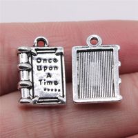 1 Piece Retro Book Letter Alloy Plating Pendant Jewelry Accessories main image 3