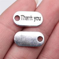 1 Piece Retro Letter Alloy Plating Pendant Jewelry Accessories main image 5