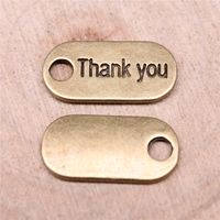 1 Piece Retro Letter Alloy Plating Pendant Jewelry Accessories main image 4